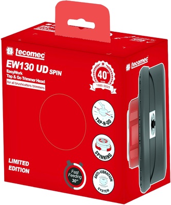 Cabezal desbrozadora Semiautom�tico Tecomec Easy work EW130 UD SPN con 4 adaptadores
