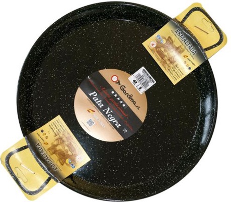 Paellera Esmaltada 40 cm Pata Negra