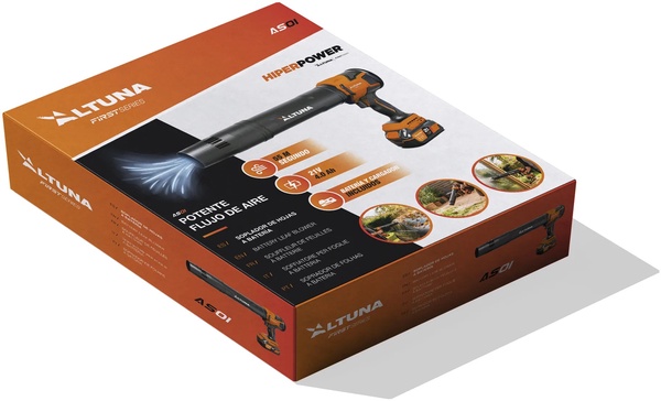 Soplador a Bateria Altuna AS01 First Series con Bateria y Cargador