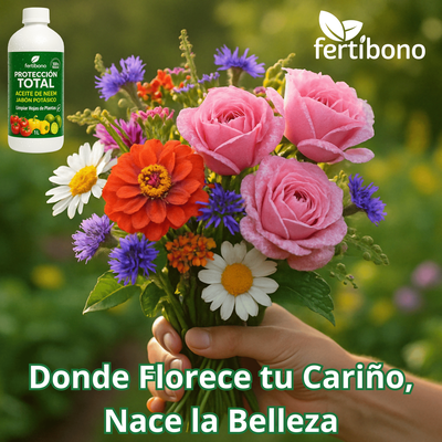 Proteccion Total Jabon Potasico + Aceite de Neem Plantas 5 Litros