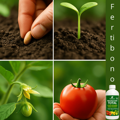 Proteccion Total Jabon Potasico + Aceite de Neem Plantas 5 Litros