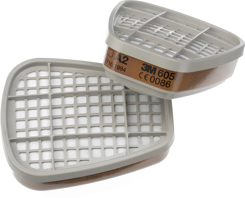 Filtro Recambio 3M A2 6055 Gases y Vapores