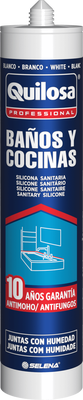 Silicona Ba�os y Cocinas Quilosa 280ml Translucido