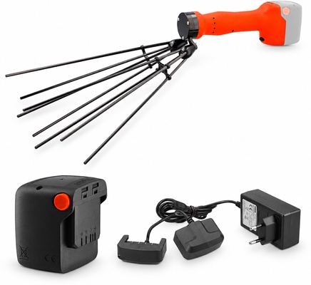 Kit vareador de aceitunas Stocker Magma E-35 21 V con bater�a 4 Ah y cargador doble, sin p�rtiga