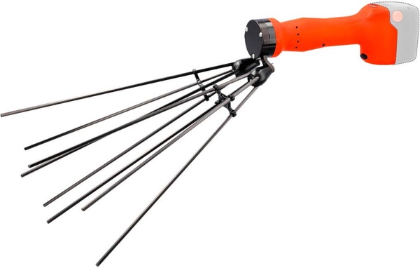 Kit vareador de aceitunas Stocker Magma E-35 21 V con bater�a 4 Ah y cargador doble, sin p�rtiga