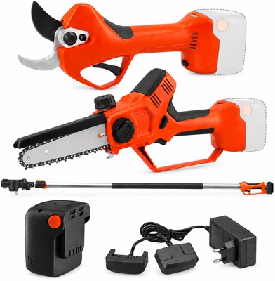 Kit poda Stocker Magma E-40 TP + motosierra E-150 LA + mango giratorio 200-310 cm + bater�a 2,6 Ah y cargador doble