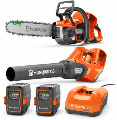 Pack corte y limpieza Husqvarna 540i XP + 530iB + 2 B330X 9 Ah + C500X