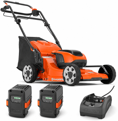 Pack cortacésped autopropulsado Husqvarna LC142iS 42 cm + 2 baterías B140 4 Ah y cargador C80 Pack cortacésped autopropulsado Husqvarna LC142iS 42 cm + 2 baterías B140 4 Ah y cargador C80