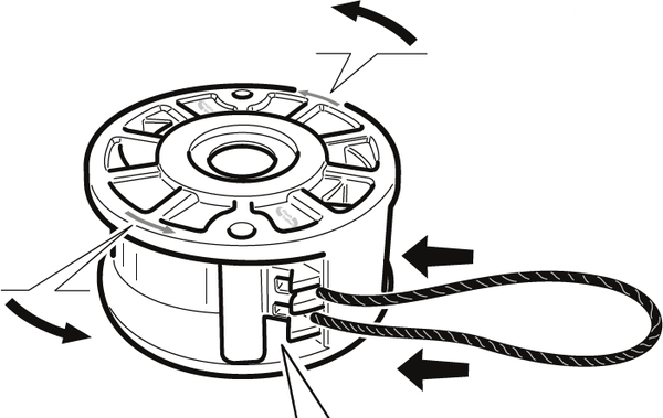 Pack cabezal de desbrozadora FlashCutter UFC06 + hilo Vortex Aluminio 3,9 mm de 26 m