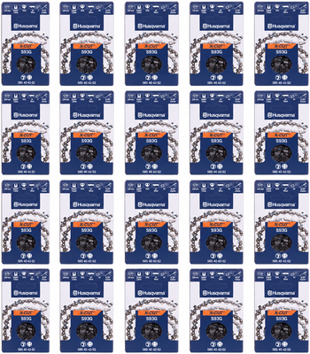 Pack 20 cadenas de motosierra Husqvarna X-CUT S93G 52 eslabones � 3/8 mini � 1,3 mm