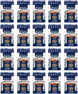 Pack 20 cadenas de motosierra Husqvarna X-CUT SP33G 64 eslabones � .325 � 1,3 mm