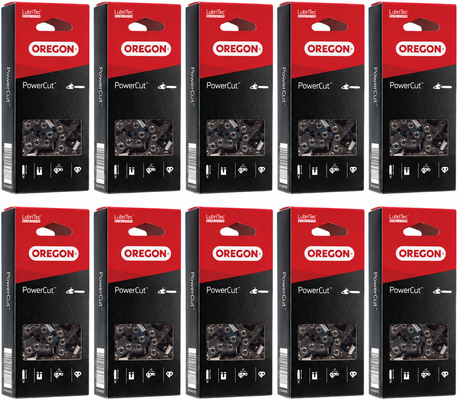 Pack 10 cadenas de motosierra Oregon PowerCut 73EXL 68 eslabones · 3/8 · 1,5 mm Pack 10 cadenas de motosierra Oregon PowerCut 73EXL 68 eslabones · 3/8 · 1,5 mm