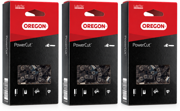 Pack 3 cadenas de motosierra Oregon PowerCut 73EXL 72 eslabones · 3/8 · 1,5 mm Pack 3 cadenas de motosierra Oregon PowerCut 73EXL 72 eslabones · 3/8 · 1,5 mm