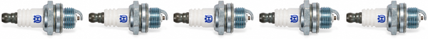 Pack 5 bujías Husqvarna HQT-6 originales Pack 5 bujías Husqvarna HQT-6 originales