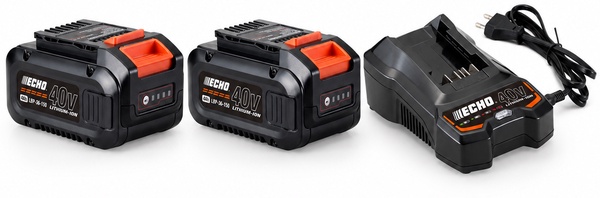 Pack 2 bater�as ECHO Garden+ 40 V 4 Ah LBP-36-150 + cargador LC-3604