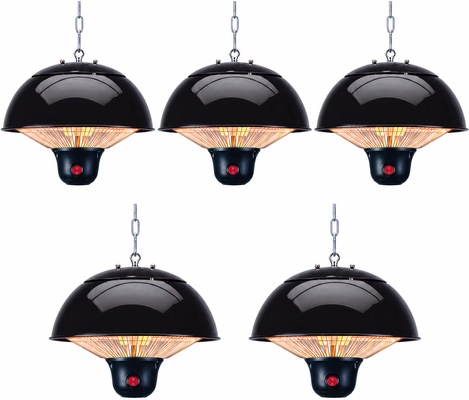 Pack 5 estufas eléctricas de techo Orework OHC1500 1500 W IP34 para hostelería Pack 5 estufas eléctricas de techo Orework OHC1500 1500 W IP34 para hostelería