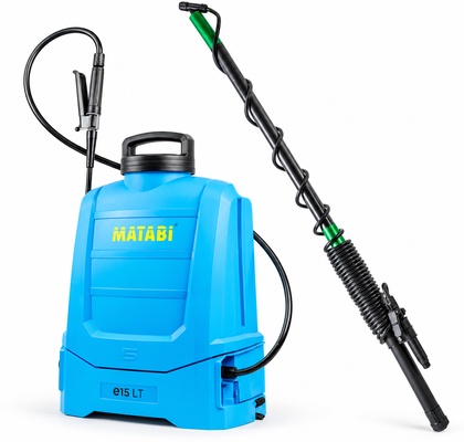 Pack pulverizador el�ctrico Matabi e15 LT 15 L + lanza telesc�pica 3,2 m