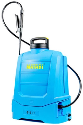 Pack pulverizador el�ctrico Matabi e15 LT 15 L + lanza telesc�pica 3,2 m