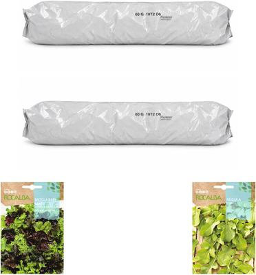 Packs huerto urbano | Pack inicial ensaladas 2 sacos + 2 sobres | Elige gama