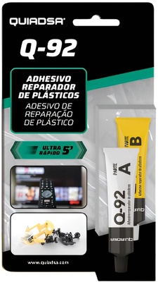 Adhesivo Reparador Plasticos Quiadsa Q-Plastic 24 ml