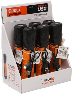 Expositor linternas Duolec R023 · 6 unidades Expositor linternas Duolec R023 · 6 unidades