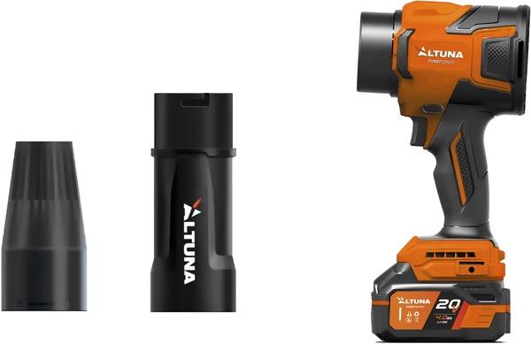 Pack soplador Altuna AS01 21 V con 2 bater�as de 4 Ah y cargador