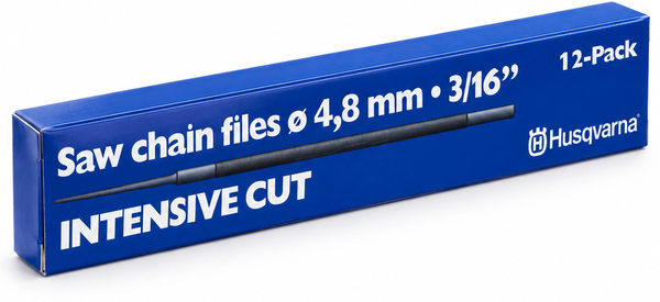 Limas redondas Husqvarna 4,8 mm para motosierra - Caja de 12 unidades Limas redondas Husqvarna 4,8 mm para motosierra - Caja de 12 unidades