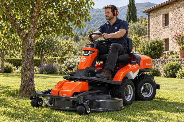 Pack Rider Husqvarna R 316TX AWD + unidad de corte Combi 94 cm