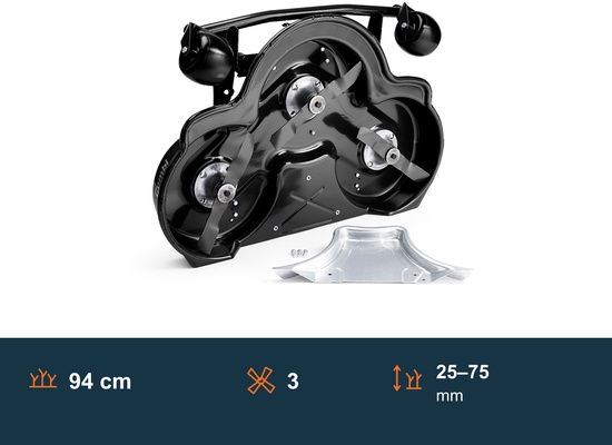 Pack Rider Husqvarna R 316TX AWD + unidad de corte Combi 94 cm