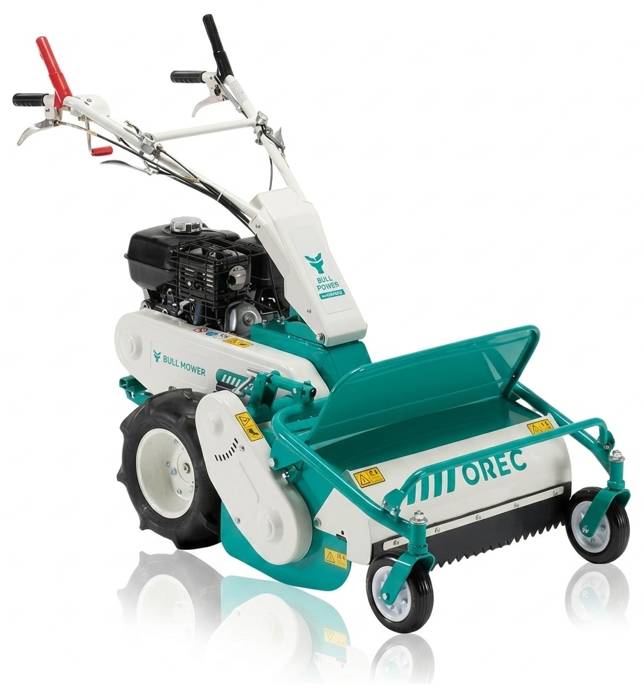 Desbrozadora de martillos Orec HR662 con motor Honda, vista lateral
