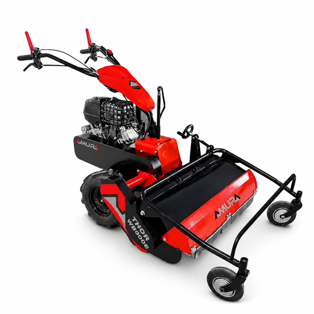 Desbrozadora de martillos Amura Thor 900E de 90 cm con arranque eléctrico